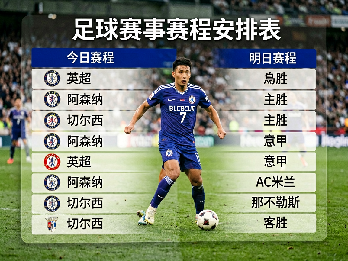 足球赛事赛程安排表